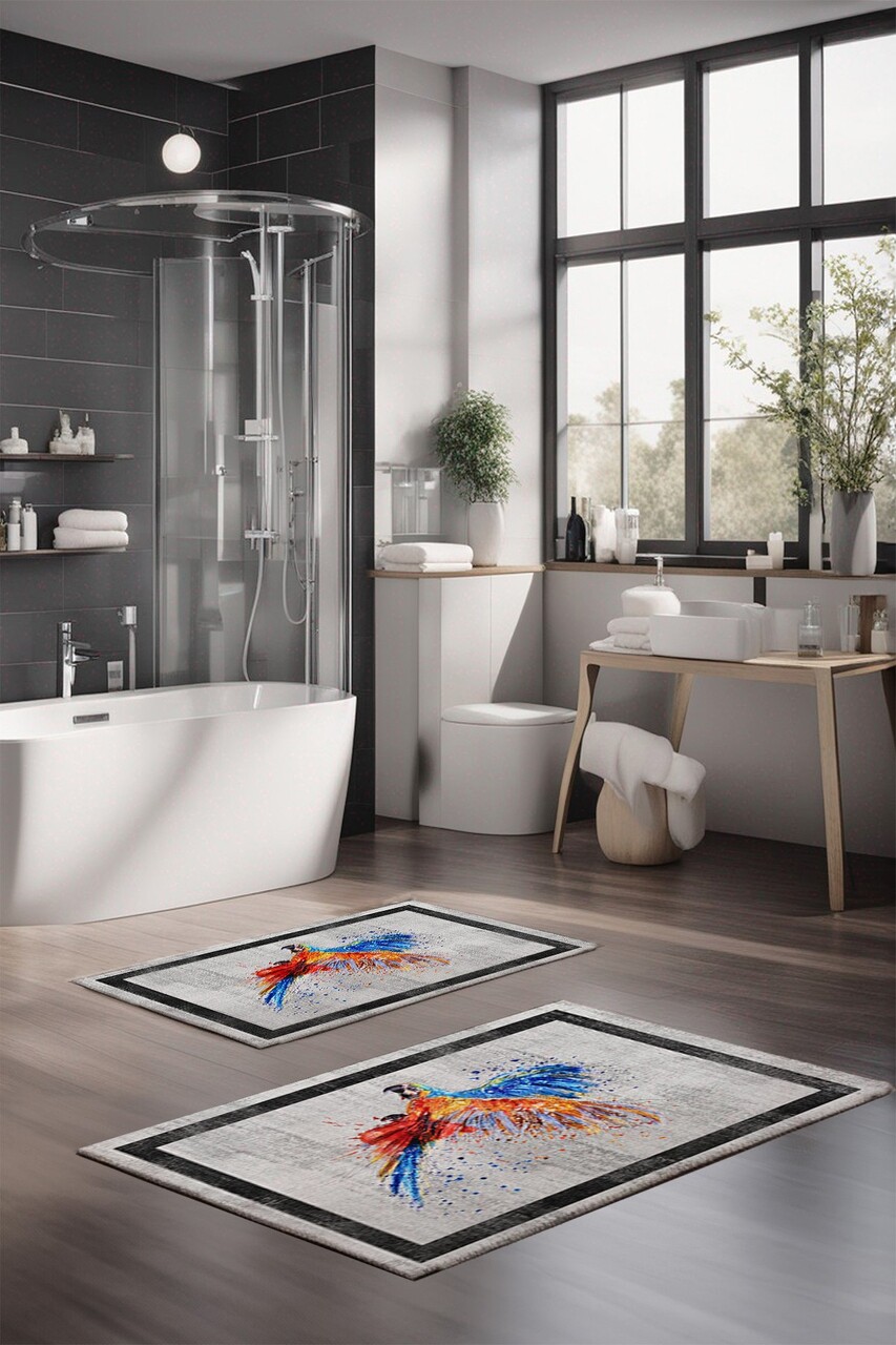 Set covorase de baie, L'essentiel Maison, CT-5364, Multicolor - imagine 4